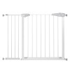 Poarta de siguranta pentru scari Safety Gate, 104-113 cm, otel, alba, Oem