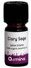 Ulei esential de salvia sclarea (clary sage) pur bio 5ml, Armina foto