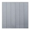 Set 10 placi tapet 3d, flippy, 70 x 70 cm, grosime 3 mm, din rasina, tip placi de lemn, suprafata acoperita 4.9 mp, gri
