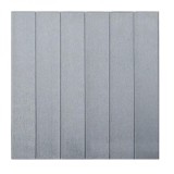 Set 10 placi tapet 3d, flippy, 70 x 70 cm, grosime 3 mm, din rasina, tip placi de lemn, suprafata acoperita 4.9 mp, gri