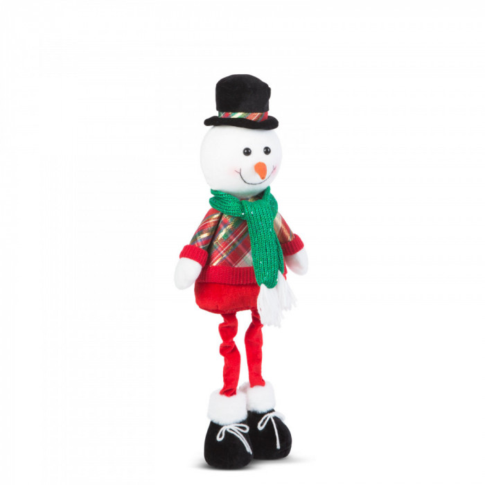 Figurina textila de Craciun - 65 x 18 x 13 cm - om de zapada Best CarHome
