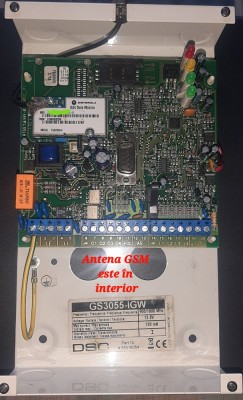 GS3055-I comunicator wireless sistem de alarmă System III sau System II rețea wireless GSM/GPRS. foto