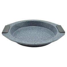 Tava rotunda antiaderenta cu manere din silicon Handy KitchenServ