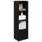 Gossi biblioteca stejar negru 31x24x102 cm lemn prelucrat