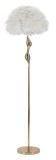 Mauro Ferretti Lampa De Podea Eleganta Alba cm &Oslash; 50X165 | Aosom Romania