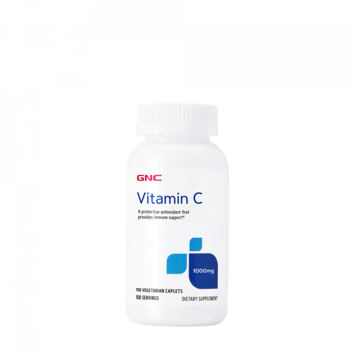 Vitamina C 1000mg cu macese, 100cps, GNC