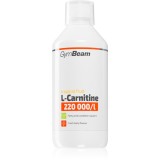 GymBeam L-Carnitine 220 000 mg/l supliment alimentar pentru sportivi aroma Tropical Fruit 500 ml