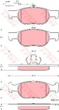 Set placute frana,frana disc FIAT BRAVA (182) (1995 - 2003) TRW GDB1564