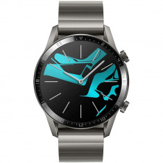 Smartwatch Watch GT 2 Elite 46mm Titanium Si Curea Metalica Gri foto
