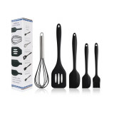 Cumpara ieftin Set 5 ustensile de bucatarie, Termorezistente, Negru