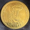 MONEDA ROMANIA 100 LEI 1994, MIHAI VITEAZUL / OTEL,NICHEL INNOBILAT CU AUR SI RODIU/ Masa 8,75 g si 29 mm. d.