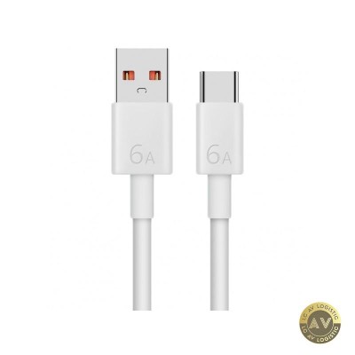 Cablu Date si Incarcare USB-A - USB-C Huawei 66W 1m Alb 04072004 foto