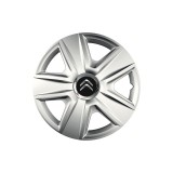 Set 4 capace roti Cu Inel Cromat Esprit R16 Compatibil Cu Citroen, Autohelix MSA