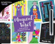 Scratch &amp;amp; Create Magical Tarot: Scratch and Reveal 78 Original Art Tarot Cards foto