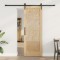 vidaXL Ușă glisantă Altele ORKDAL Natural și negru 73.5 x 198.5 cm 3333718