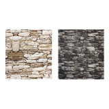 Tapet 3D autoadeziv, stil piatra in relief, 2 modele, 1 cm grosime