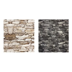 Tapet 3D autoadeziv, stil piatra in relief, 2 modele, 1 cm grosime foto