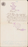 HST 248S Certificat profesional arhitect-șef Vaslui 1889 semnat primar Ciurea