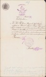 HST 248S Certificat profesional arhitect-șef Vaslui 1889 semnat primar Ciurea