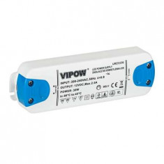 Alimentator banda LED VIpow, 12V 2.5A 30W foto