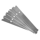 Set 5 lame de rezerva 14x100 mm pentru racleta metalica Detoolz