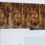 vidaXL Dulap suspendat cu ușă Riga Stejar fumuriu 60 x 31 x 80 cm 884278