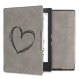 Husa pentru Kobo Aura H2O Edition 1, Piele ecologica, Gri, kwmobile, 56872.01