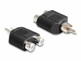 Adaptor 2 x RCA la 1 x RCA M-T, Delock 84499