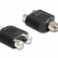 Adaptor 2 x RCA la 1 x RCA M-T, Delock 84499