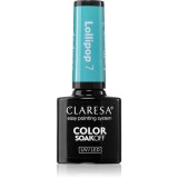 Claresa SoakOff UV/LED Color Lollipop lac de unghii sub forma de gel culoare 5 g