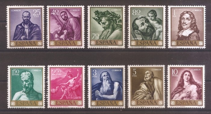 Spania 1963 - Tablouri - Jose de Ribera - Ziua timbrului, MNH
