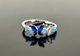 Cumpara ieftin Inel Argint 925 Royal Butterfly Garden , Detalii cu Opal E i Cristale Safir