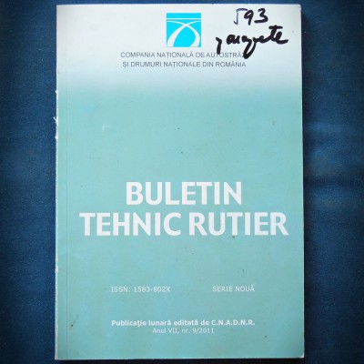 BULETIN TEHNIC RUTIER - NR. 9 / 2011 foto