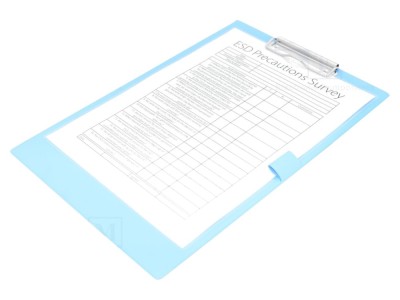 Clipboard ESD A4 pentru documente foto