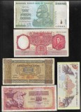Set 5 bancnote de prin lume adunate (cele din imagini) #389, America de Nord