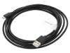 Cablu USB 2.0 A la micro B aurit 3m negru, Lanberg