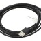 Cablu USB 2.0 A la micro B aurit 3m negru