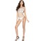 PASSION - WOMAN BS035 WHITE BODYSTOCKING ONE SIZE