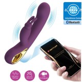 PRETTY LOVE - LIAM RABBIT VIBRATOR &amp; G SPOT STIMULATOR PURPLE, PRETTY LOVE FLIRTATION