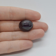 Cabochon granat stelar 19x16x11mm c79