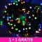 Instalatie liniara 10 metri, 100LED V8, multicolor, 1+1 gratis
