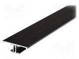 Profi Modul LED Negru 1m BACK10 Aluminiu Anodat - TOPMET