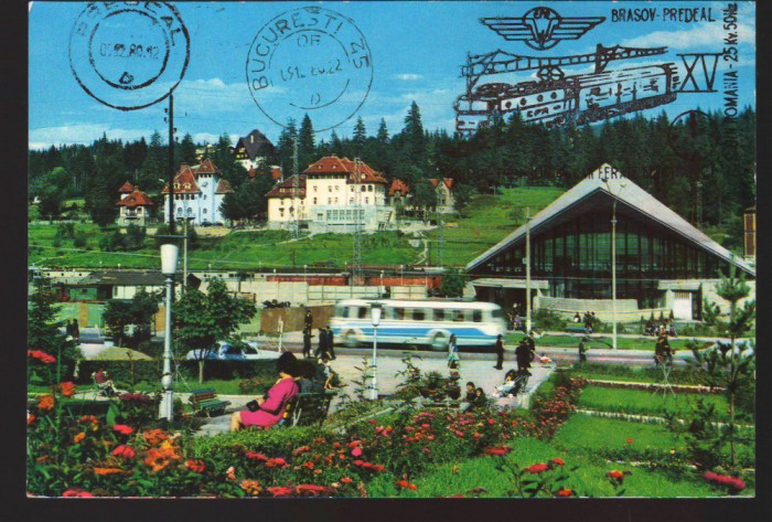 CPIB 22950 - CARTE POSTALA - PREDEAL, PRIMUL TRONSON AL CAII FERATE ELECTRICE