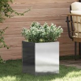 Vază pentru Grădină Argintiu 50 x 32 x 40 cm Oțel inoxidabil