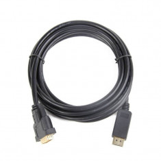 Cablu DisplayPort la DVI Gembird T-T 3m CC-DPM-DVIM-3M foto