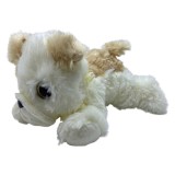 Jucarie cu ochi mari catel pufos de plus