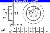 ATE 24.0110-0330.1 Disc frana