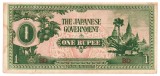 Birmania ( Ocupatia Japoneza ) 1 Rupee P-14b B2