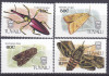 DB1 Fauna Tuvalu 1991 Fluturi Insecte 4 v. MNH, Nestampilat