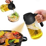 2 &icirc;n 1 - Sticla pulverizator pentru ulei, 470 ml Handy KitchenServ